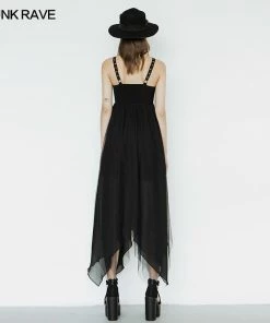 Punk Rave Delta Dress - Black