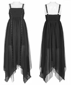 Punk Rave Delta Dress - Black