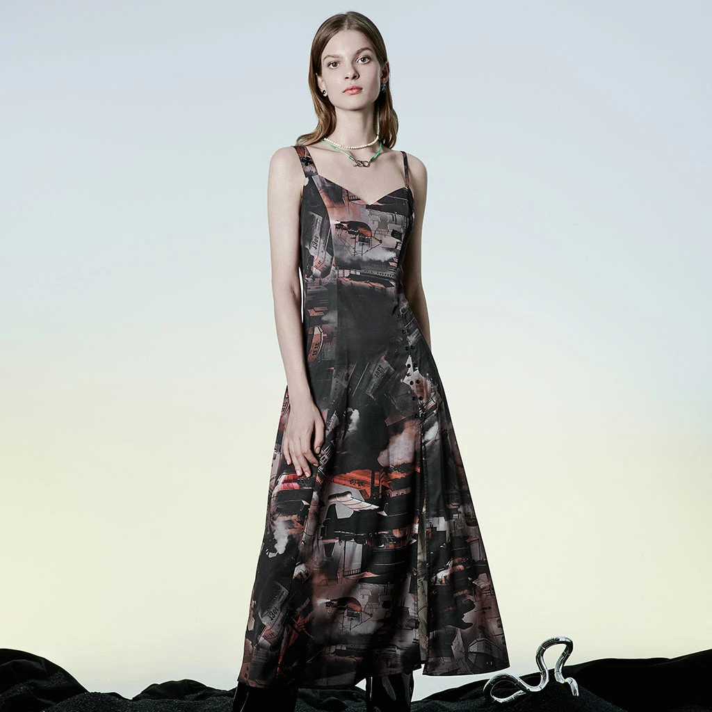 Ladies Punk Rave Wild Wasteland Long Slip Dress 4 Ladies Punk Rave Wild Wasteland Long Slip Dress