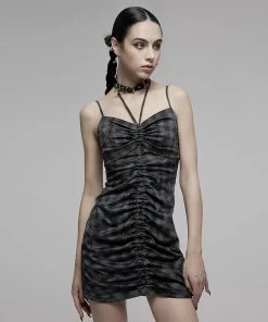 Ladies Punk Rave Silvia Plaid Bodycon Dress