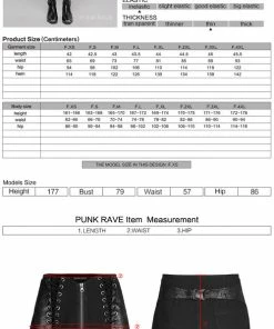 Punk Rave Altair Mini Skirt Ladies