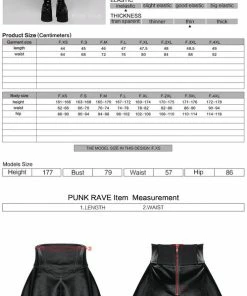 Punk Rave Vampira Mini Skirt