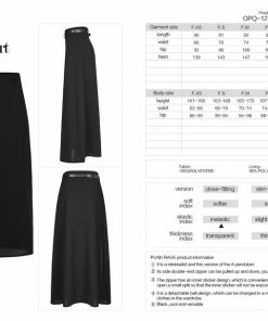 Punk Rave Brianna Skirt Black Ladies