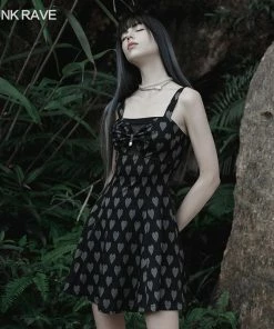 Ladies Punk Rave Amore Dress - Hearts