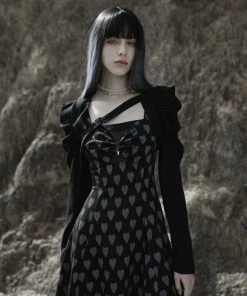 Ladies Punk Rave Amore Dress - Hearts