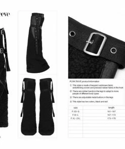 Punk Rave Armelle Leg Warmers - Black Accessories