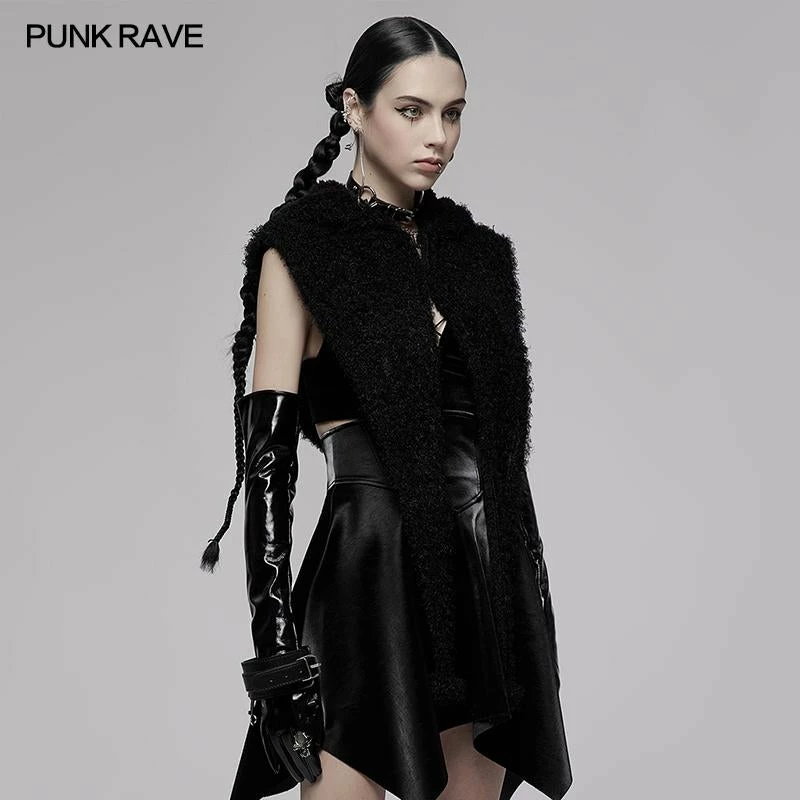 Punk Rave Batty Hooded Capelet - Black 15 Punk Rave Batty Hooded Capelet - Black