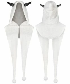 Punk Rave Batty Hooded Capelet - White 22 Punk Rave Batty Hooded Capelet - White