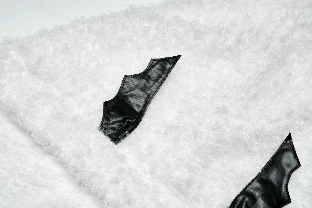 Punk Rave Batty Hooded Capelet - White 11 Punk Rave Batty Hooded Capelet - White