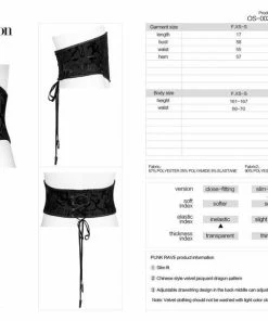 Punk Rave Black Dragon Cincher 15 Punk Rave Black Dragon Cincher