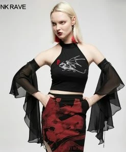 Punk Rave Black Dragon Chiffon Sleeves