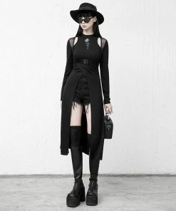 Punk Rave Brea High Split Dress Ladies