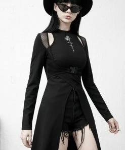 Punk Rave Brea High Split Dress Ladies