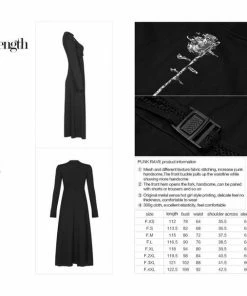 Punk Rave Brea High Split Dress Ladies