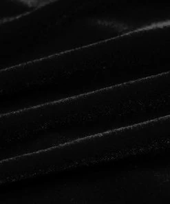 Punk Rave Britta Velvet Dress - Black