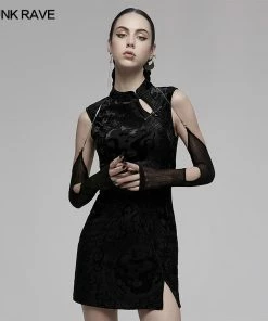 Accessories Punk Rave Daeni Sleeves With Halter Chain