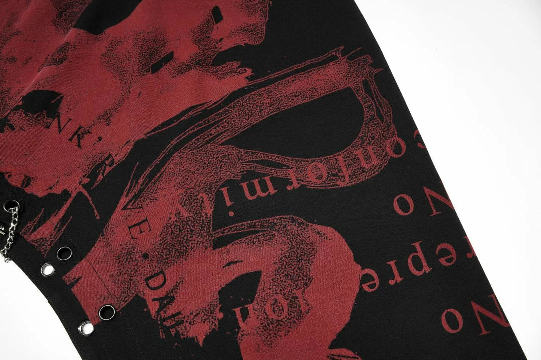 Punk Rave Danita Skirt - Red Ladies 12 Punk Rave Danita Skirt - Red Ladies