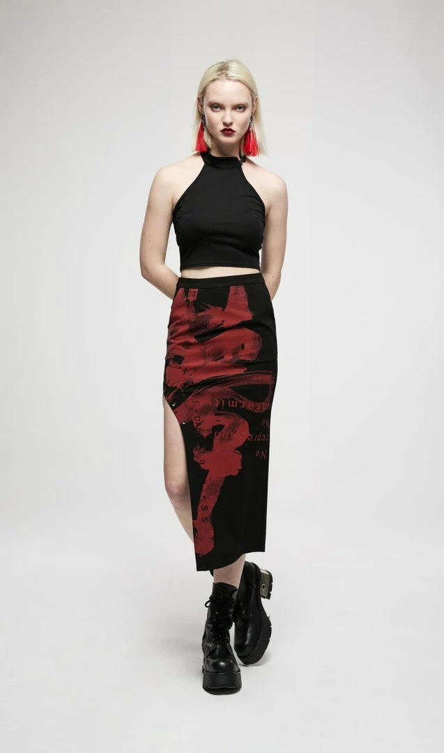 Punk Rave Danita Skirt - Red Ladies 3 Punk Rave Danita Skirt - Red Ladies