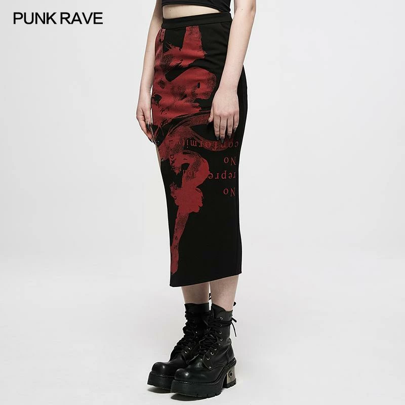 Punk Rave Danita Skirt - Red Ladies 6 Punk Rave Danita Skirt - Red Ladies