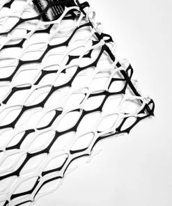 Ladies Punk Rave Diamond Mesh Longline Tee