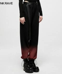 Punk Rave Fade To Red Trousers