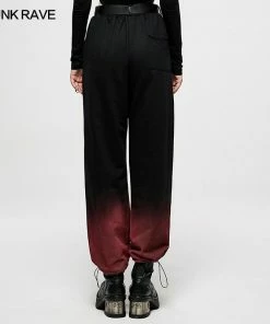 Punk Rave Fade To Red Trousers