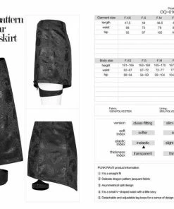 Punk Rave Jacquard Dragon Skirt