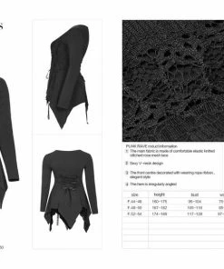 Punk Rave Joolz Tunic - Black