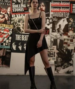 Ladies Punk Rave Lillee Asymmetric Dress