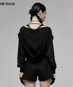 Punk Rave Mania Chiffon Hooded Jacket