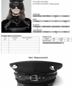 Punk Rave Mens Punk Military Hat