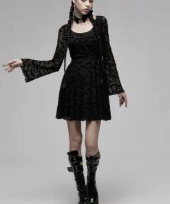 Ladies Punk Rave Nightfall Skater Dress