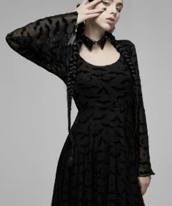 Ladies Punk Rave Nightfall Skater Dress