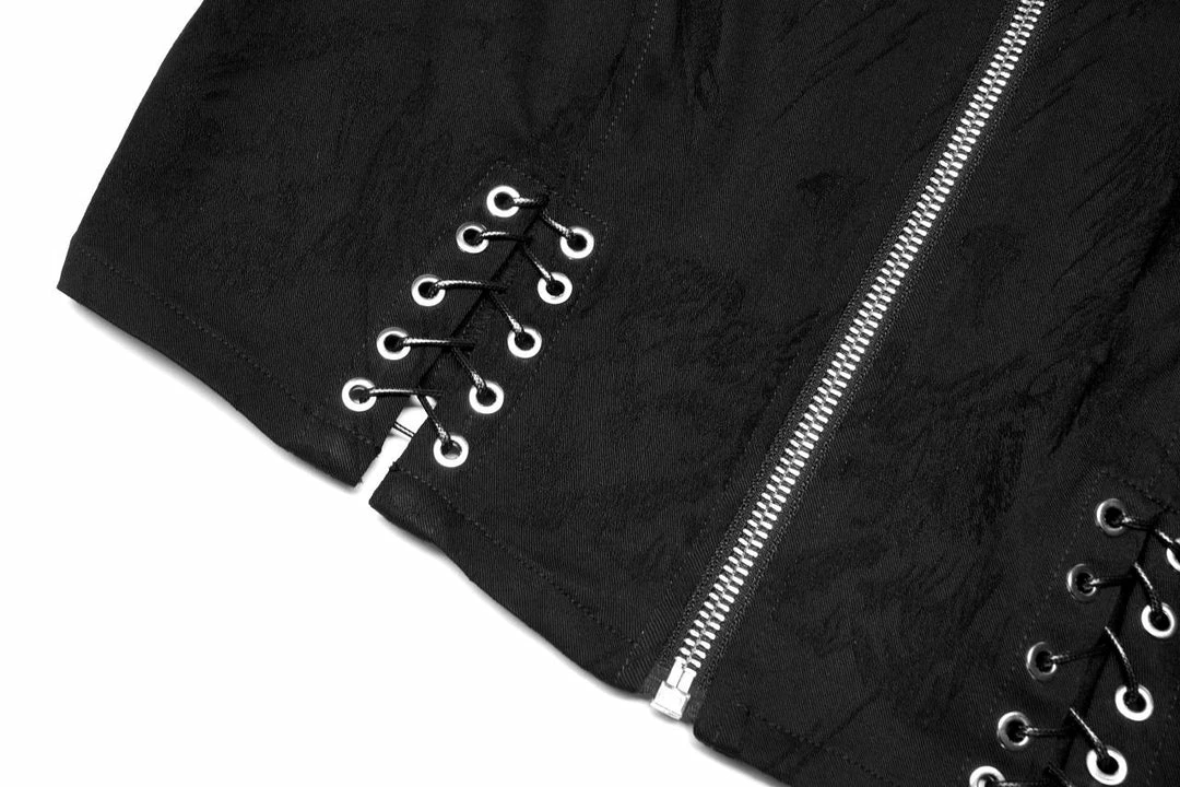 Punk Rave Olya Cropped Jacket Ladies 12 Punk Rave Olya Cropped Jacket Ladies