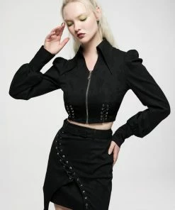 Punk Rave Olya Cropped Jacket Ladies