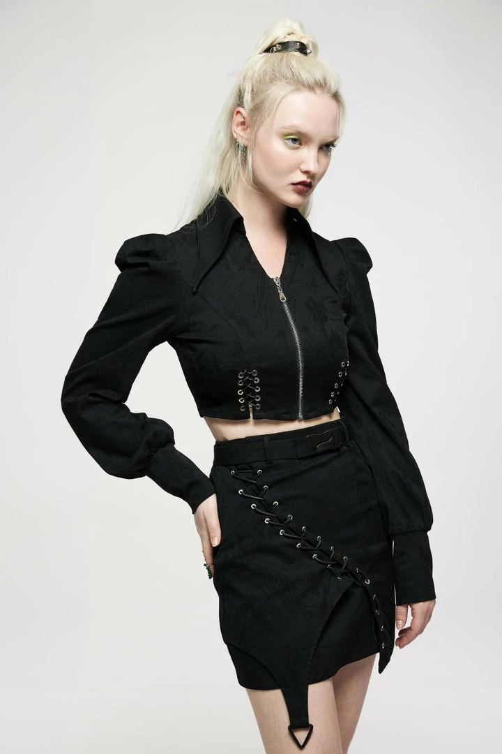 Punk Rave Olya Jacquard Skirt 3 Punk Rave Olya Jacquard Skirt