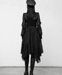 Ladies Punk Rave Peyton Chiffon Dress