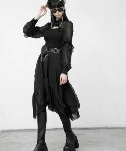 Ladies Punk Rave Peyton Chiffon Dress