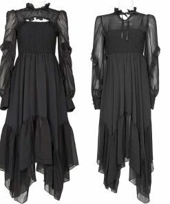 Ladies Punk Rave Peyton Chiffon Dress