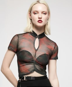 Punk Rave Shayla Top - Red