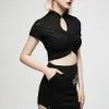 Ladies Punk Rave Shayla Top - Black