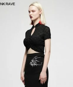 Ladies Punk Rave Shayla Top - Black
