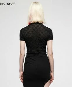 Ladies Punk Rave Shayla Top - Black