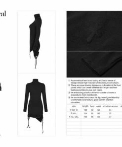 Ladies Punk Rave Starling Asymmetrical Dress