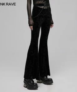 Punk Rave The Abyss Velvet Flares Ladies