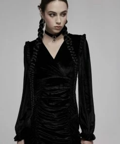 Punk Rave Vianna Velvet Dress Ladies