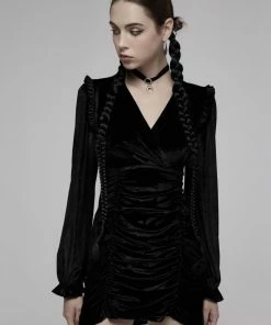 Punk Rave Vianna Velvet Dress Ladies
