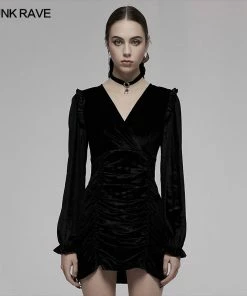 Punk Rave Vianna Velvet Dress Ladies