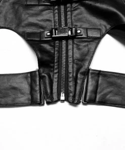 Ladies Punk Rave Wide Shoulder Vest