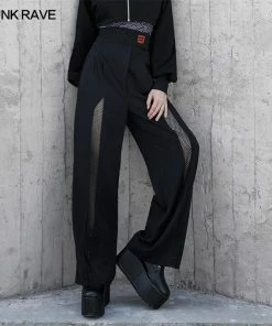 Ladies Punk Rave Zadie Wide Leg Trousers